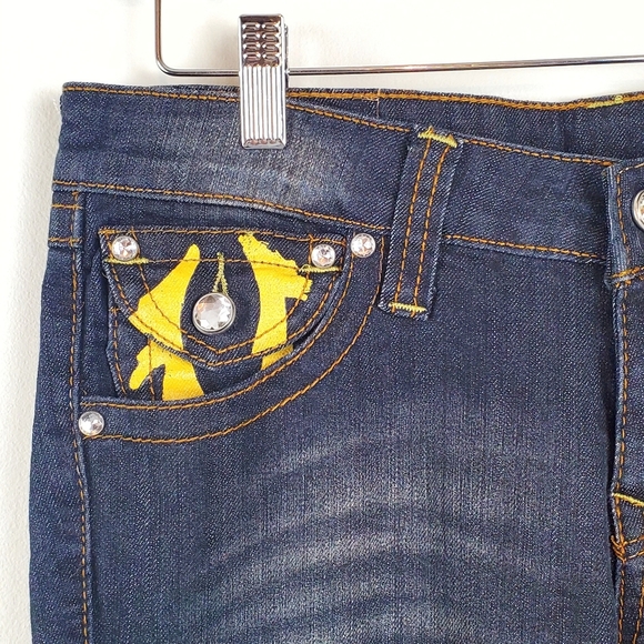 True Religion Painted Straight Jeans Size 28 - Picture 3 of 9